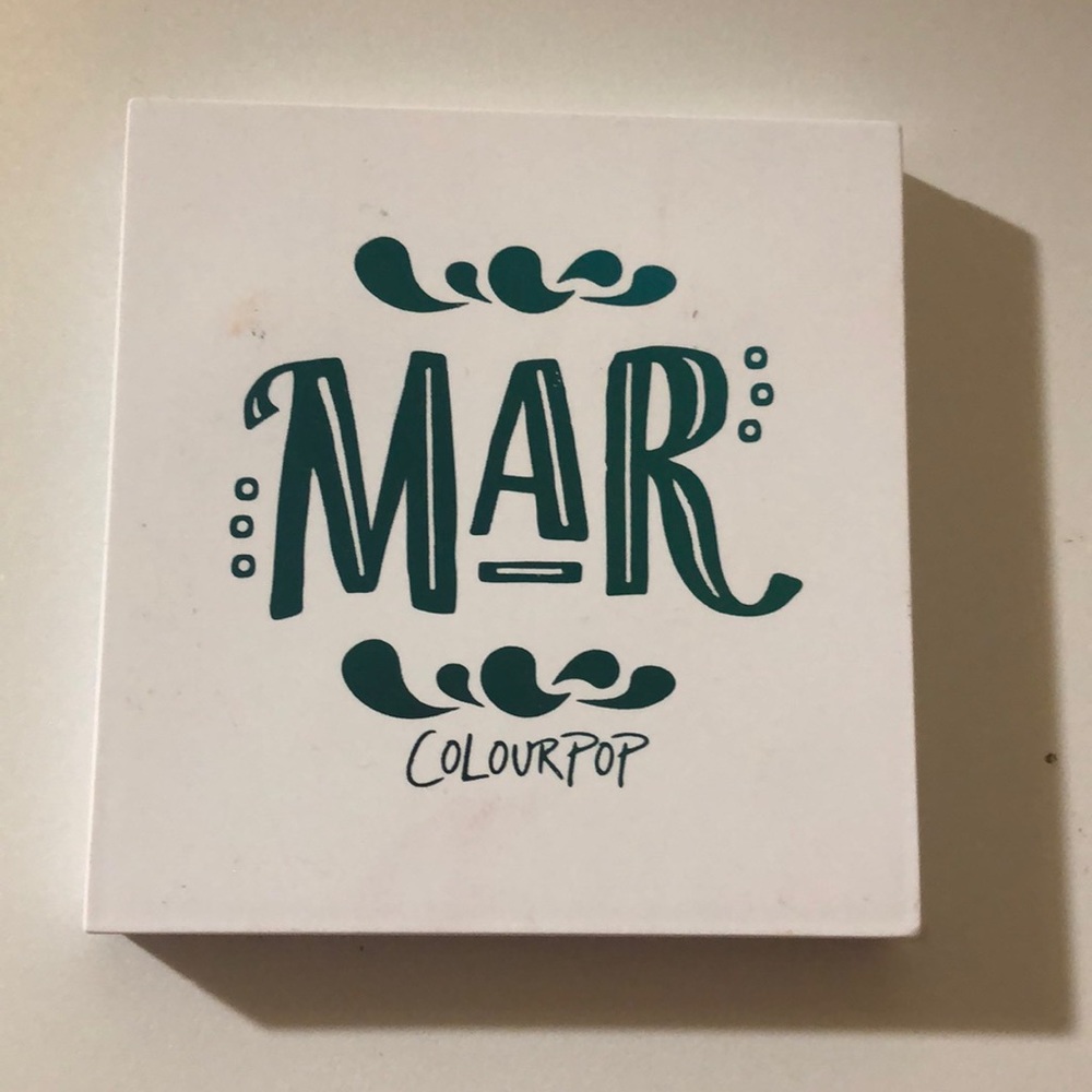 Lightly used Colourpop Mar palette